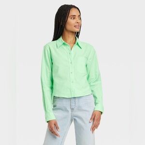 Universal Thread Mint Green Cropped Top